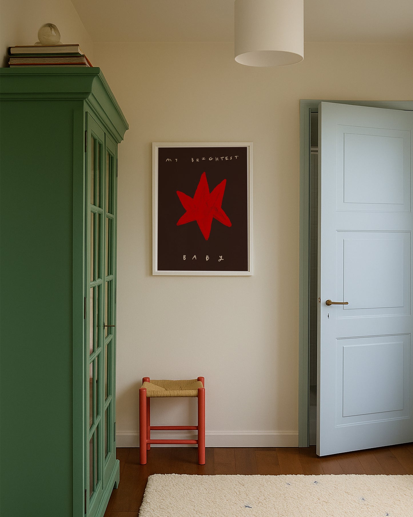 My Brightest Star | Nursery Print | UNFRAMED