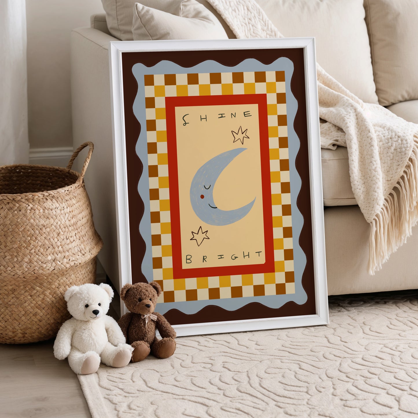Shine Bright | Nursery Print | UNFRAMED