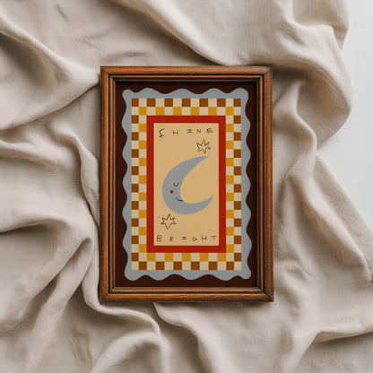 Shine Bright | Nursery Print | UNFRAMED