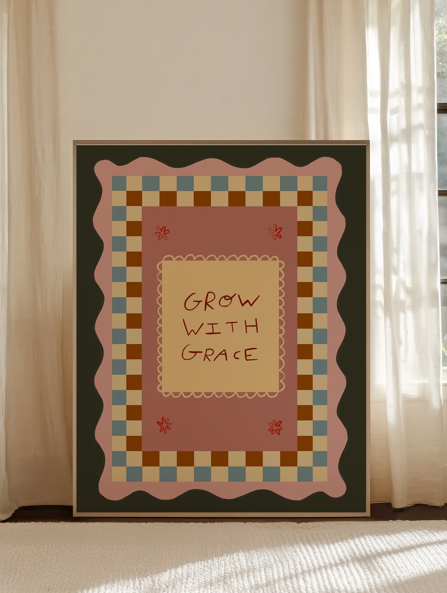 Grow With Grace | Nursery Print | UNFRAMED