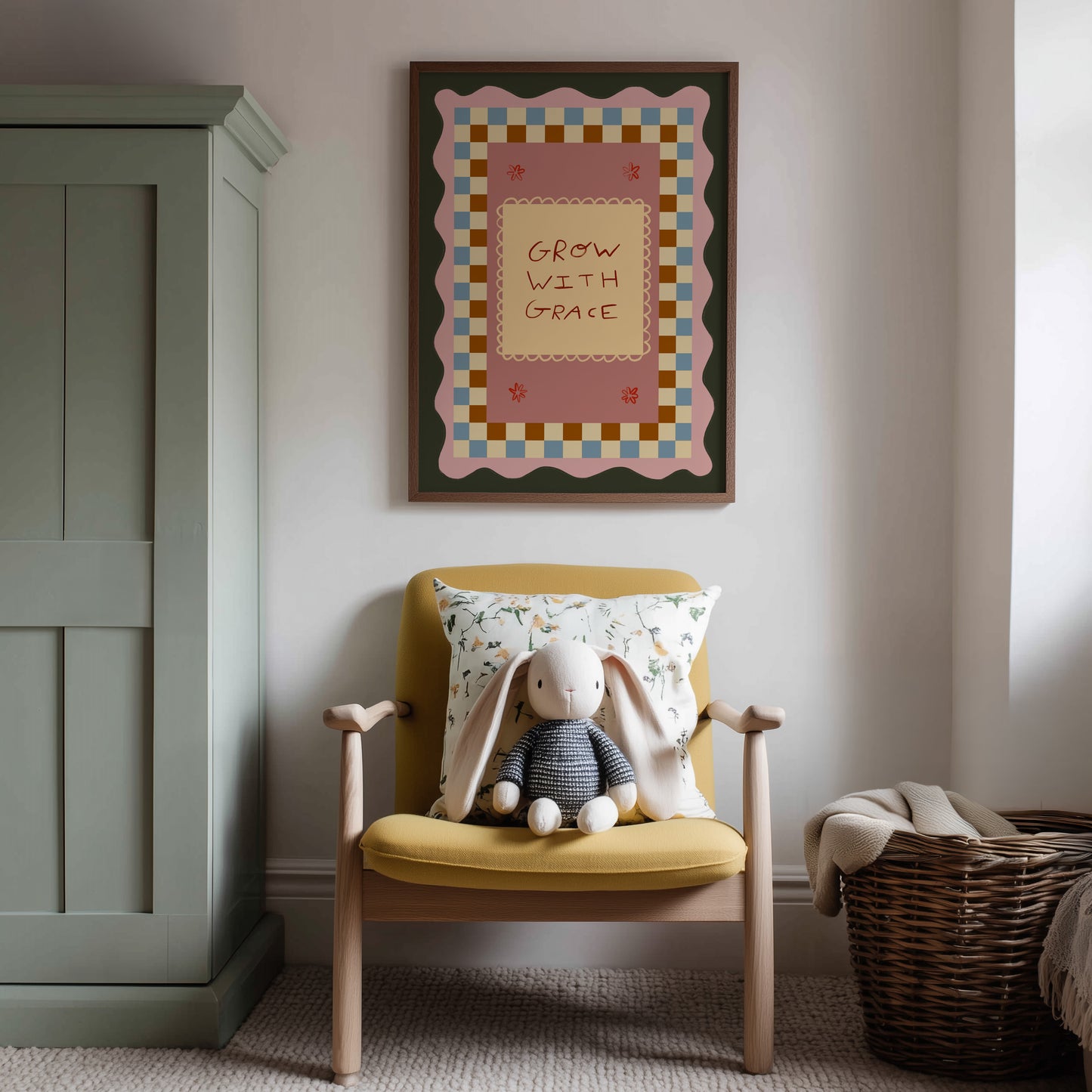 Grow With Grace | Nursery Print | UNFRAMED