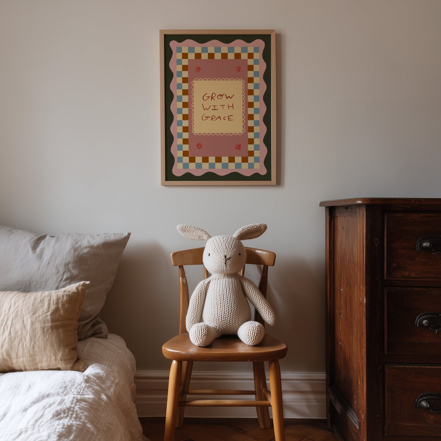 Grow With Grace | Nursery Print | UNFRAMED