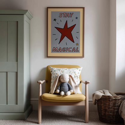 Stay Magical | Kids Print | UNFRAMED