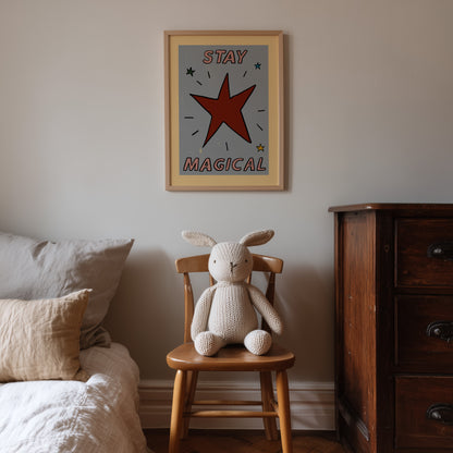 Stay Magical | Kids Print | UNFRAMED