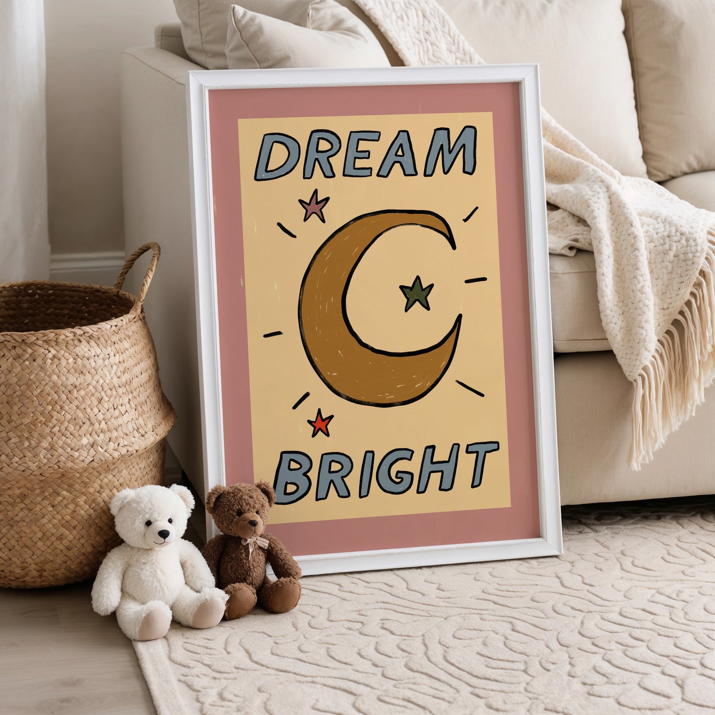 Dream Bright | Kids Print | UNFRAMED