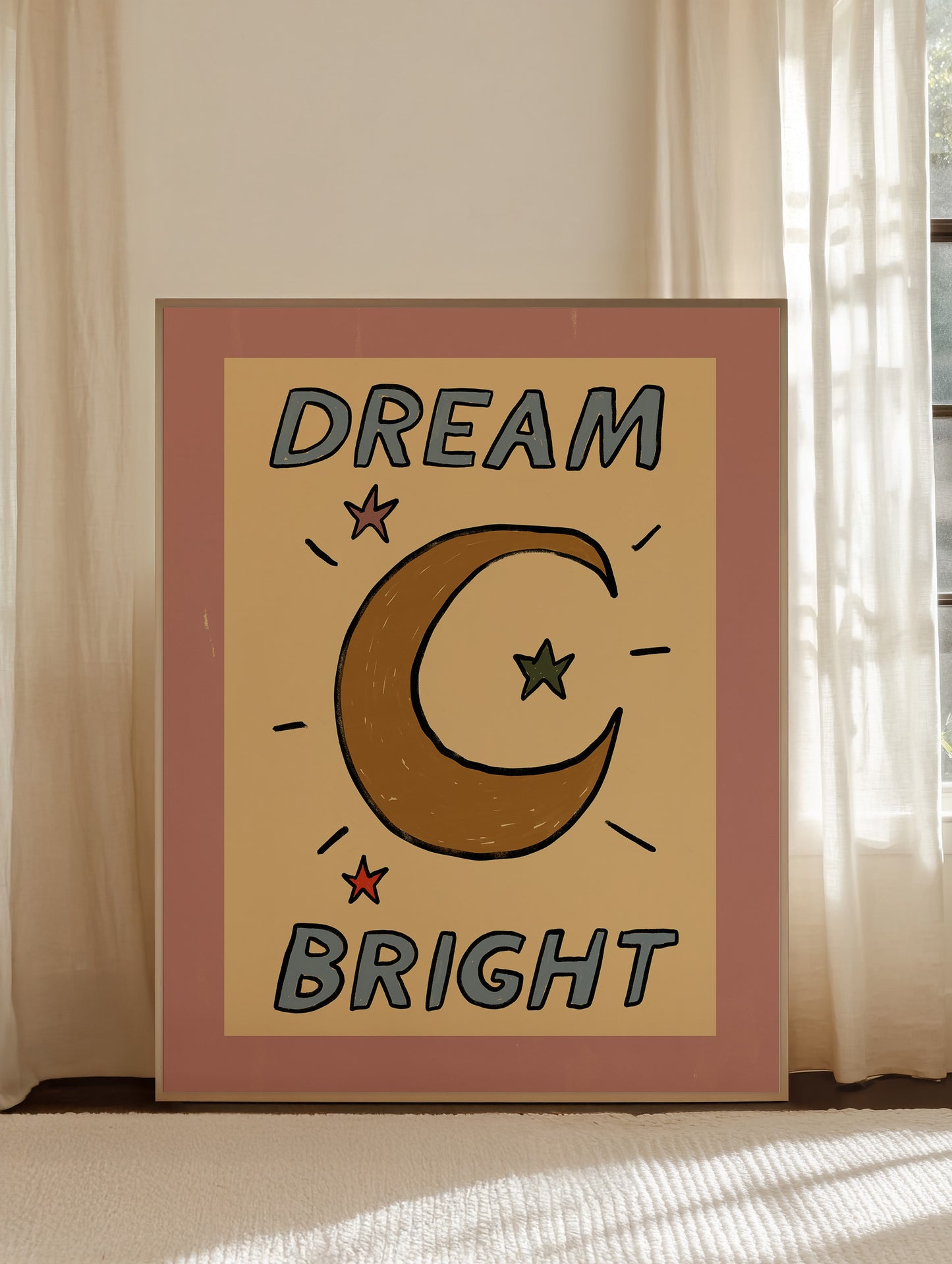 Dream Bright | Kids Print | UNFRAMED
