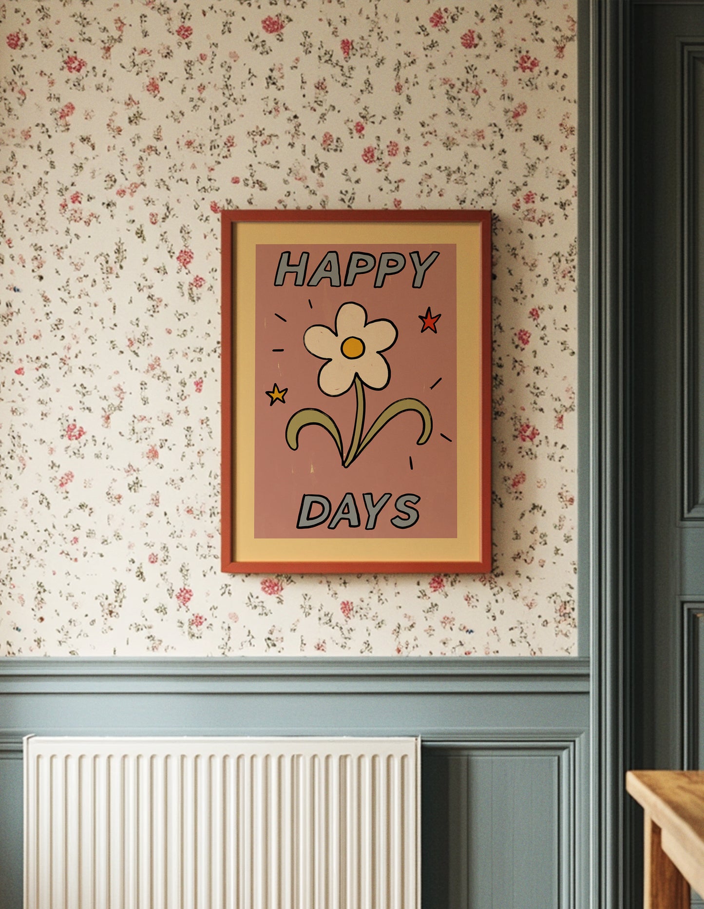 Happy Days | Kids Print | UNFRAMED