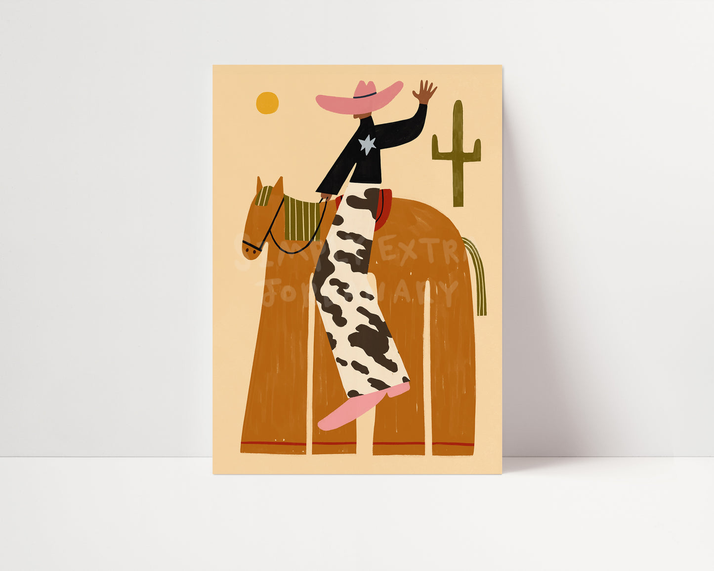 Into The Dusk | Cowboy Print | UNFRAMED