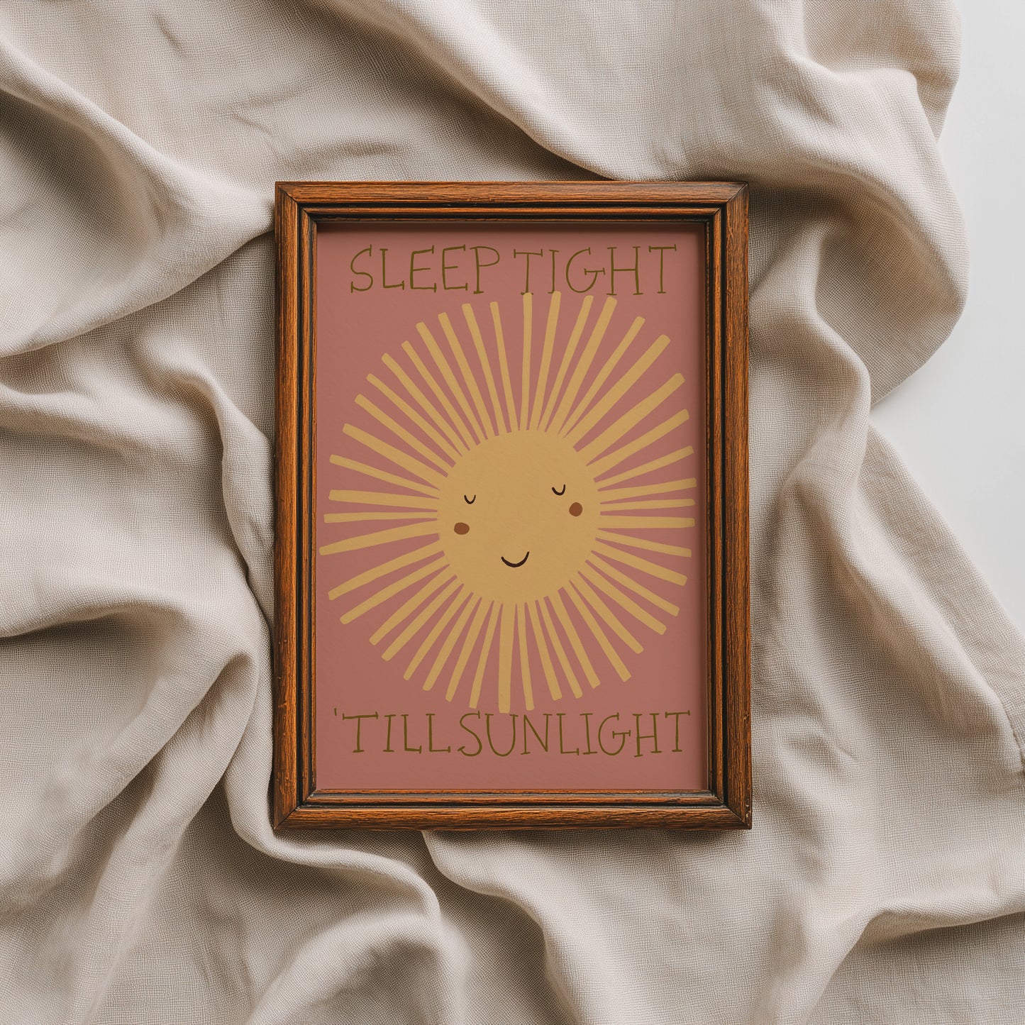 Sleep Tight 'Till Sunlight | Nursery Print | UNFRAMED