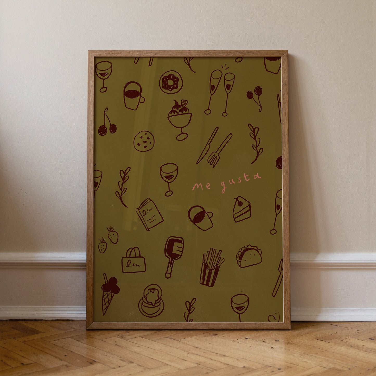 Me Gusta | Foodie Poster | UNFRAMED