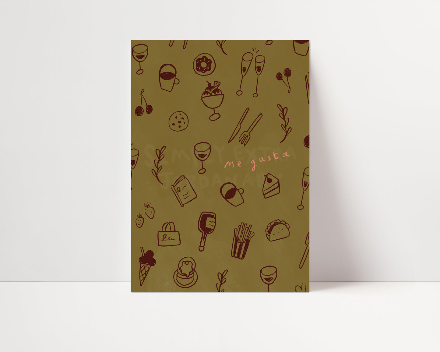 Me Gusta | Foodie Poster | UNFRAMED