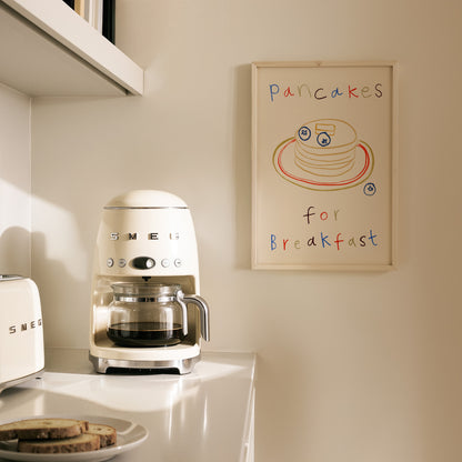 Pancakes For Breakfast | Breakfast Print | UNFRAMED