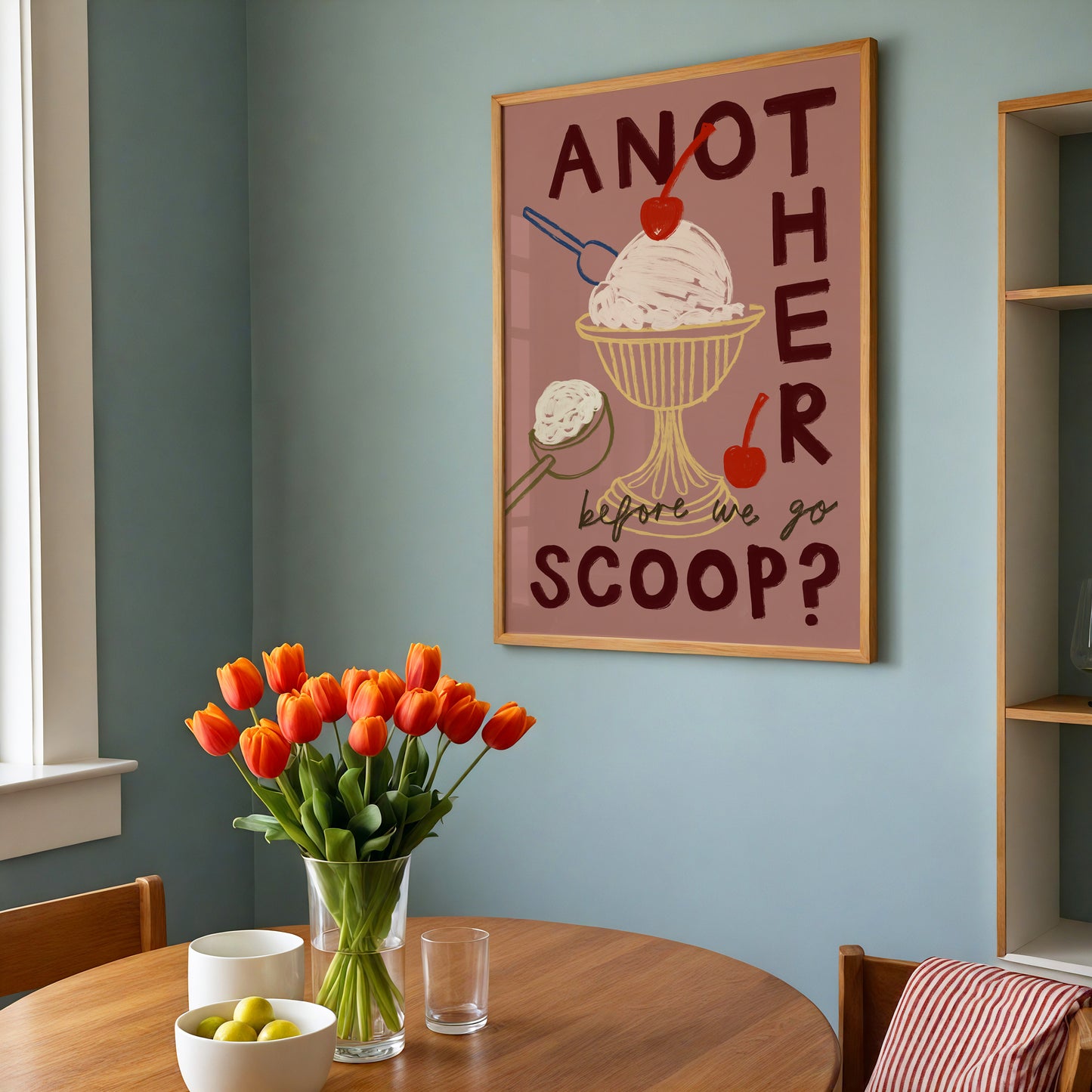 Another Scoop? | Ice Cream Print | UNFRAMED