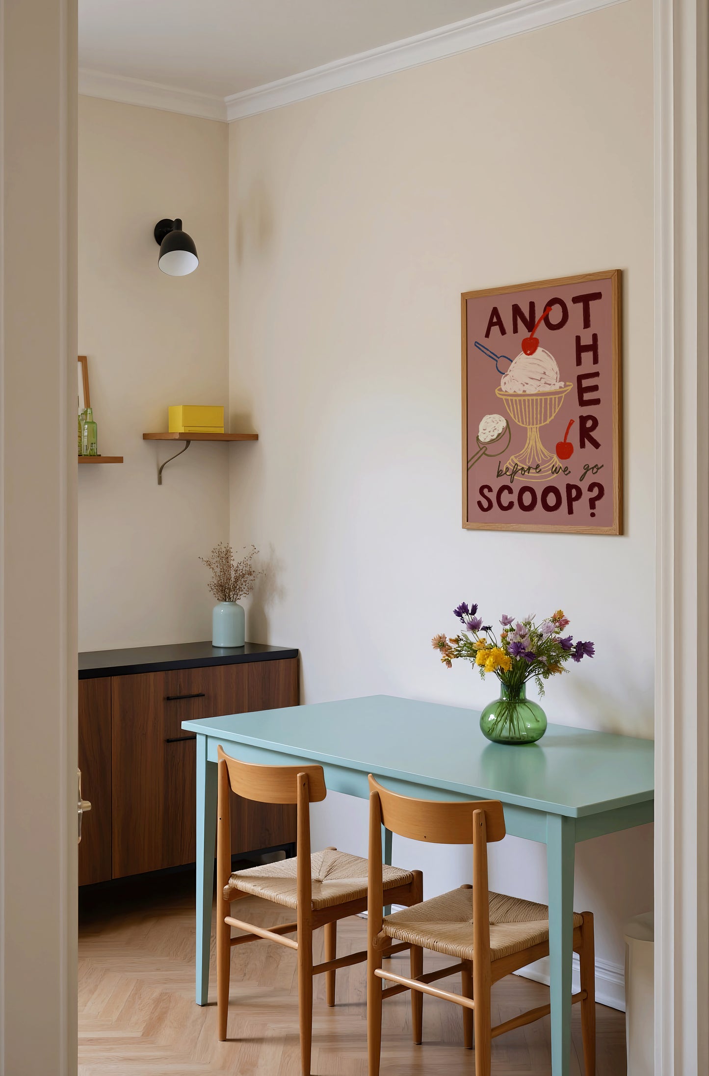 Another Scoop? | Ice Cream Print | UNFRAMED