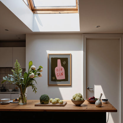 Cin Cin | Wine Print | UNFRAMED