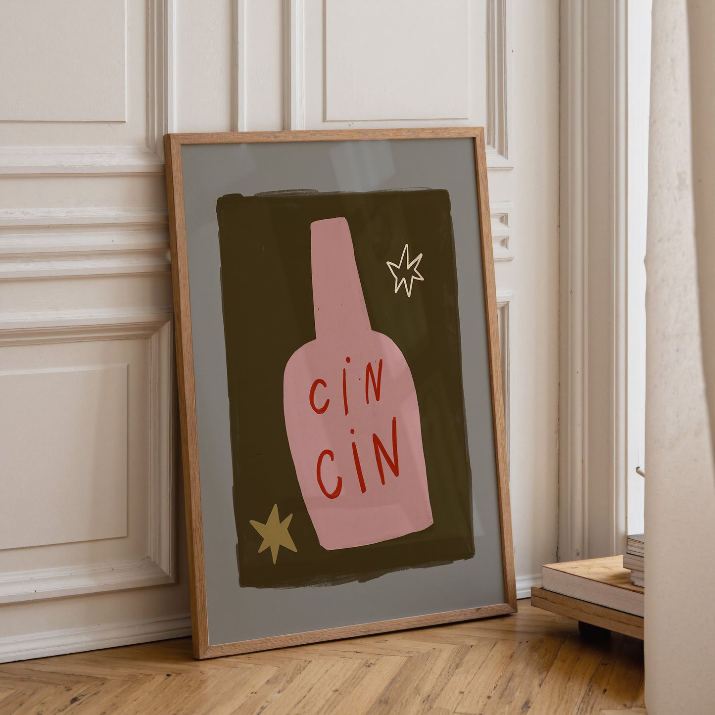 Cin Cin | Wine Print | UNFRAMED