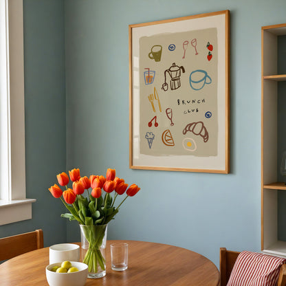 Brunch Club | Kitchen Print | UNFRAMED