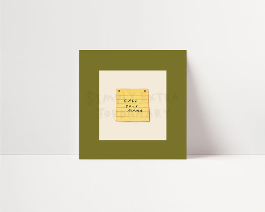 Call Your Mama | UNFRAMED