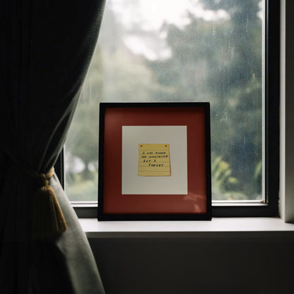 I Forgot | UNFRAMED