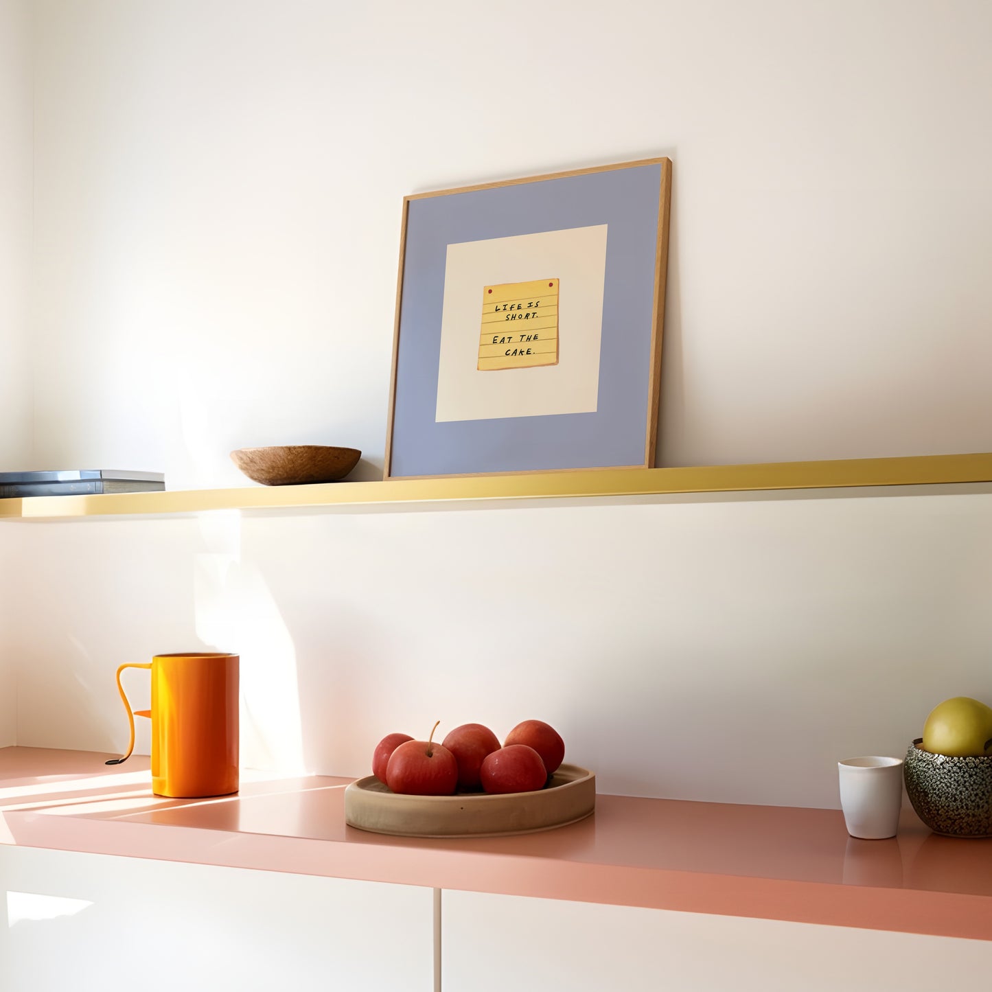 Life Is Short Eat The Cake | UNFRAMED