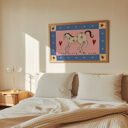 Ride Like The Wind | Horse Print | UNFRAMED
