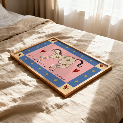 Ride Like The Wind | Horse Print | UNFRAMED