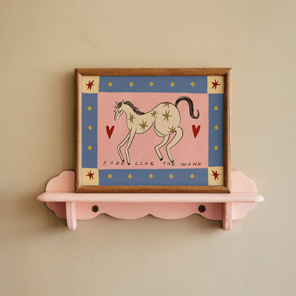 Ride Like The Wind | Horse Print | UNFRAMED