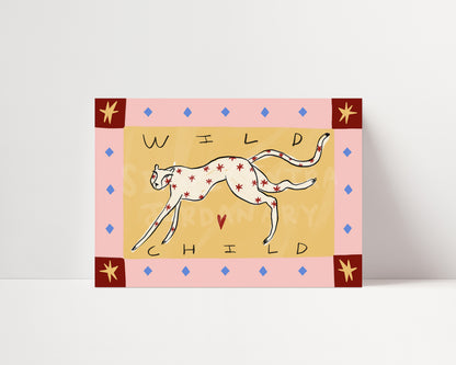 Wild Child | Cheetah Print | UNFRAMED