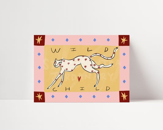 Wild Child | Cheetah Print | UNFRAMED