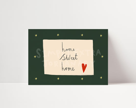 Home Sweet Home | Handwritten Print | UNFRAMED