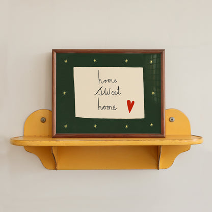 Home Sweet Home | Handwritten Print | UNFRAMED