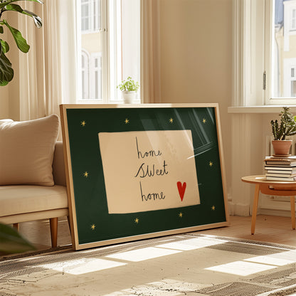 Home Sweet Home | Handwritten Print | UNFRAMED
