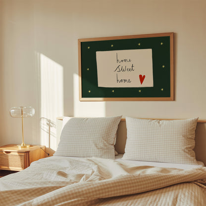 Home Sweet Home | Handwritten Print | UNFRAMED