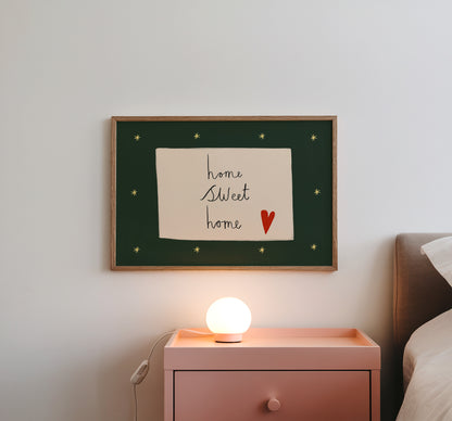 Home Sweet Home | Handwritten Print | UNFRAMED