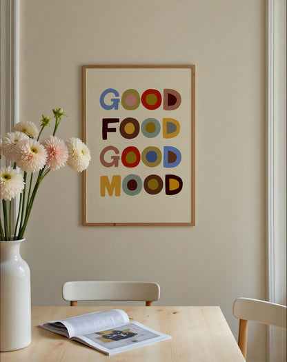 Good Food Good Mood | UNFRAMED