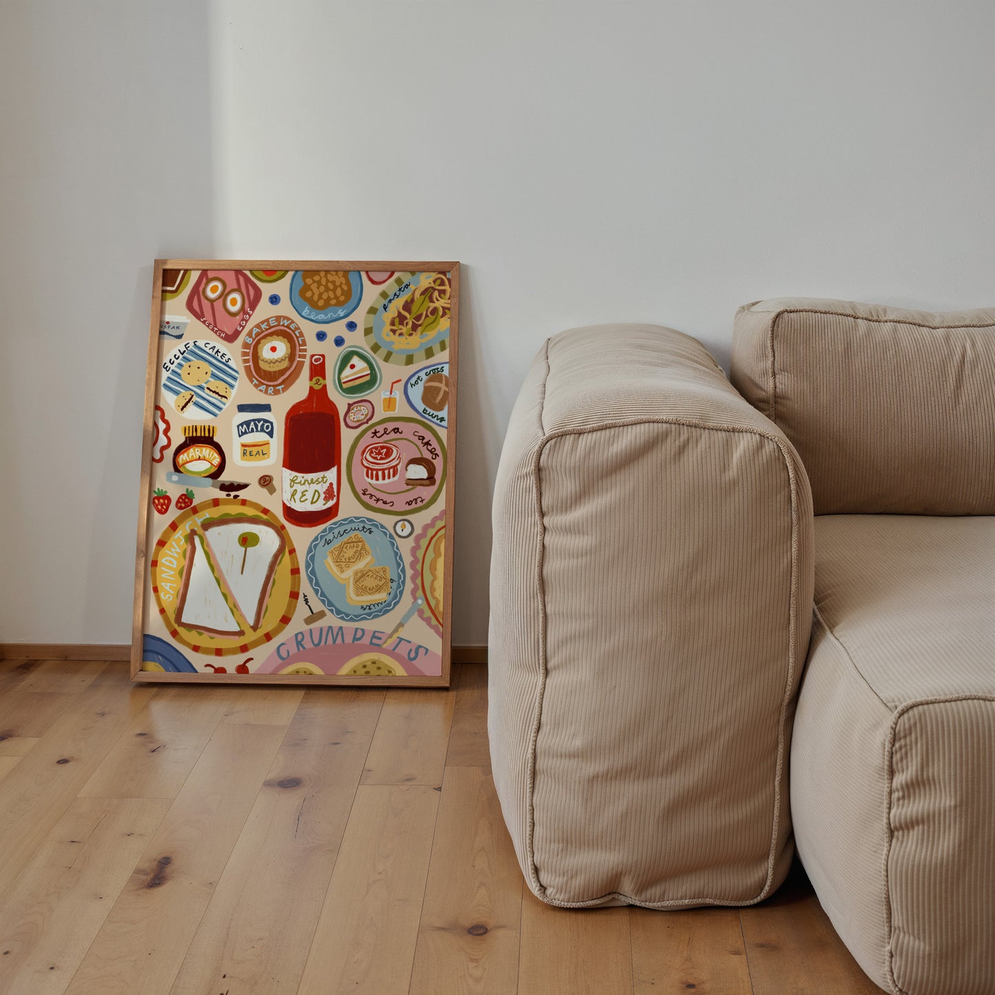 British Foods | Dining Print | UNFRAMED