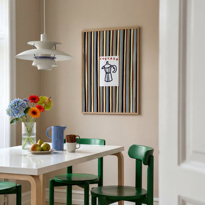 Cortado | Striped Print | UNFRAMED