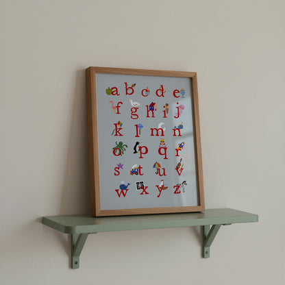 Alphabet | Educational Print | UNFRAMED
