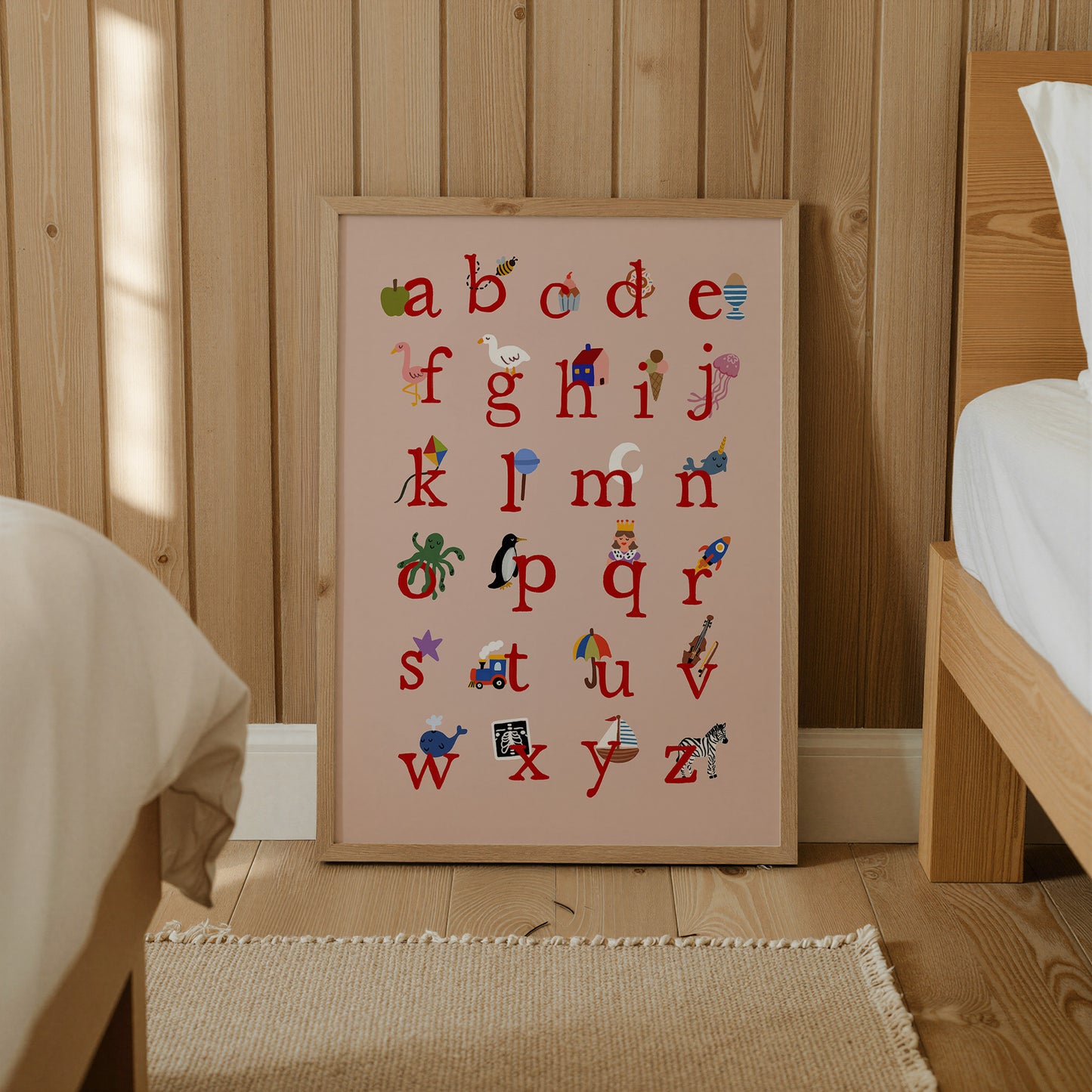 Alphabet | Educational Print | UNFRAMED