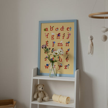 Alphabet | Educational Print | UNFRAMED