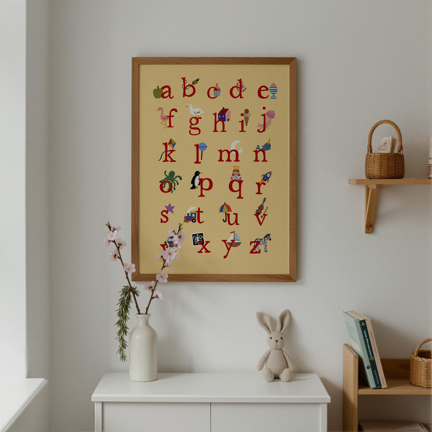 Alphabet | Educational Print | UNFRAMED