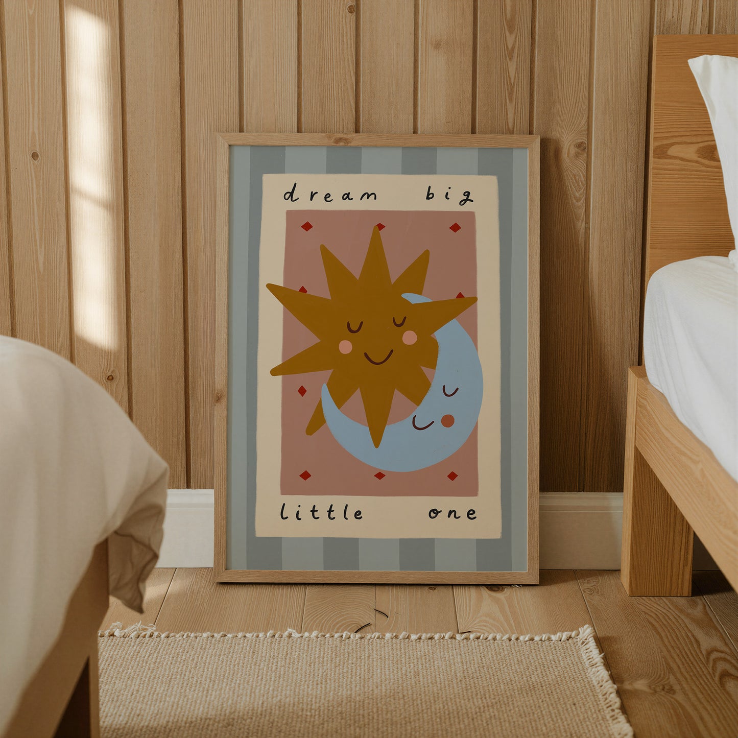 Dream Big Little One | Sun and Moon Print | UNFRAMED