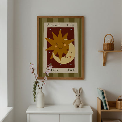 Dream Big Little One | Sun and Moon Print | UNFRAMED