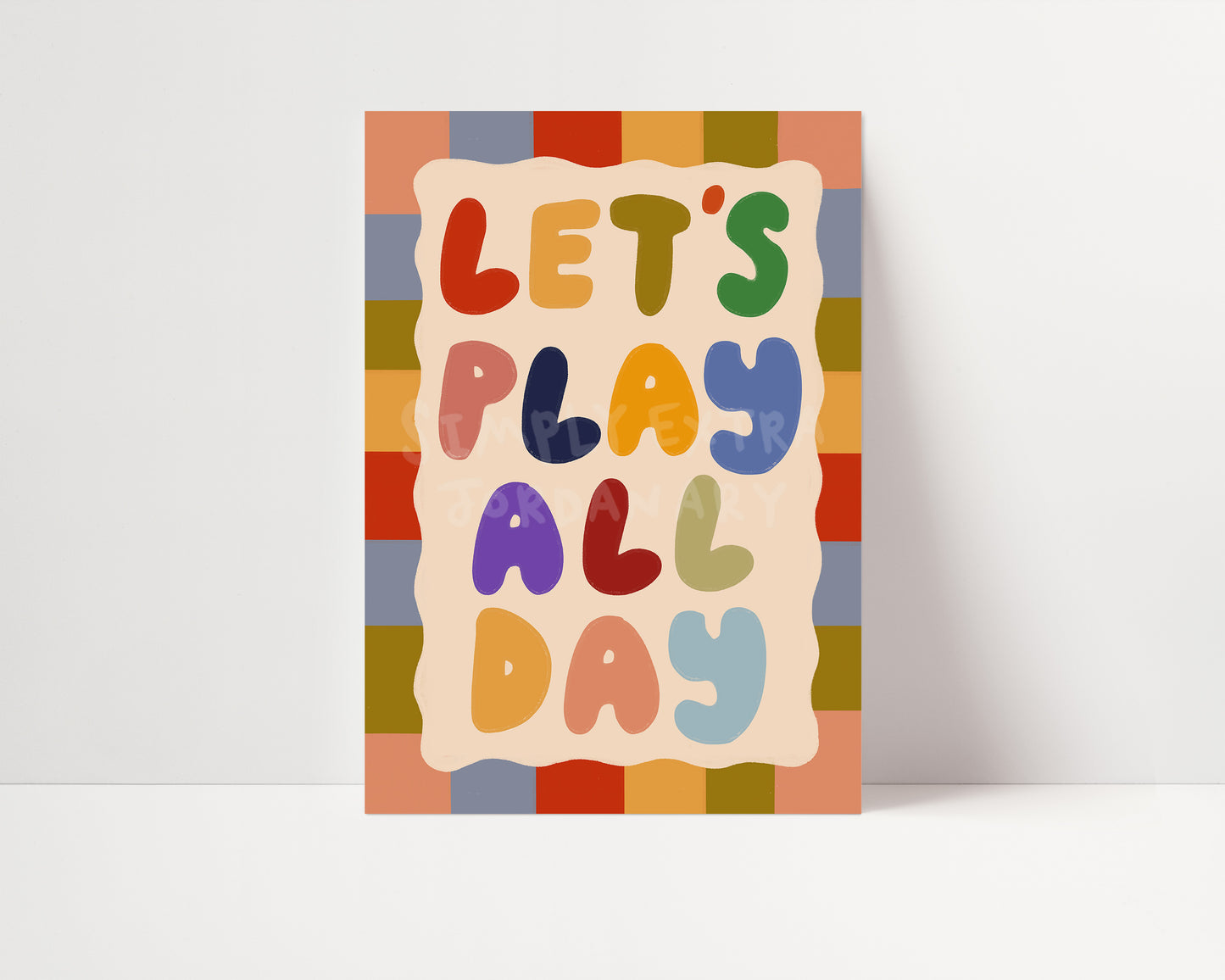 Let's Play All Day | Playful Print |