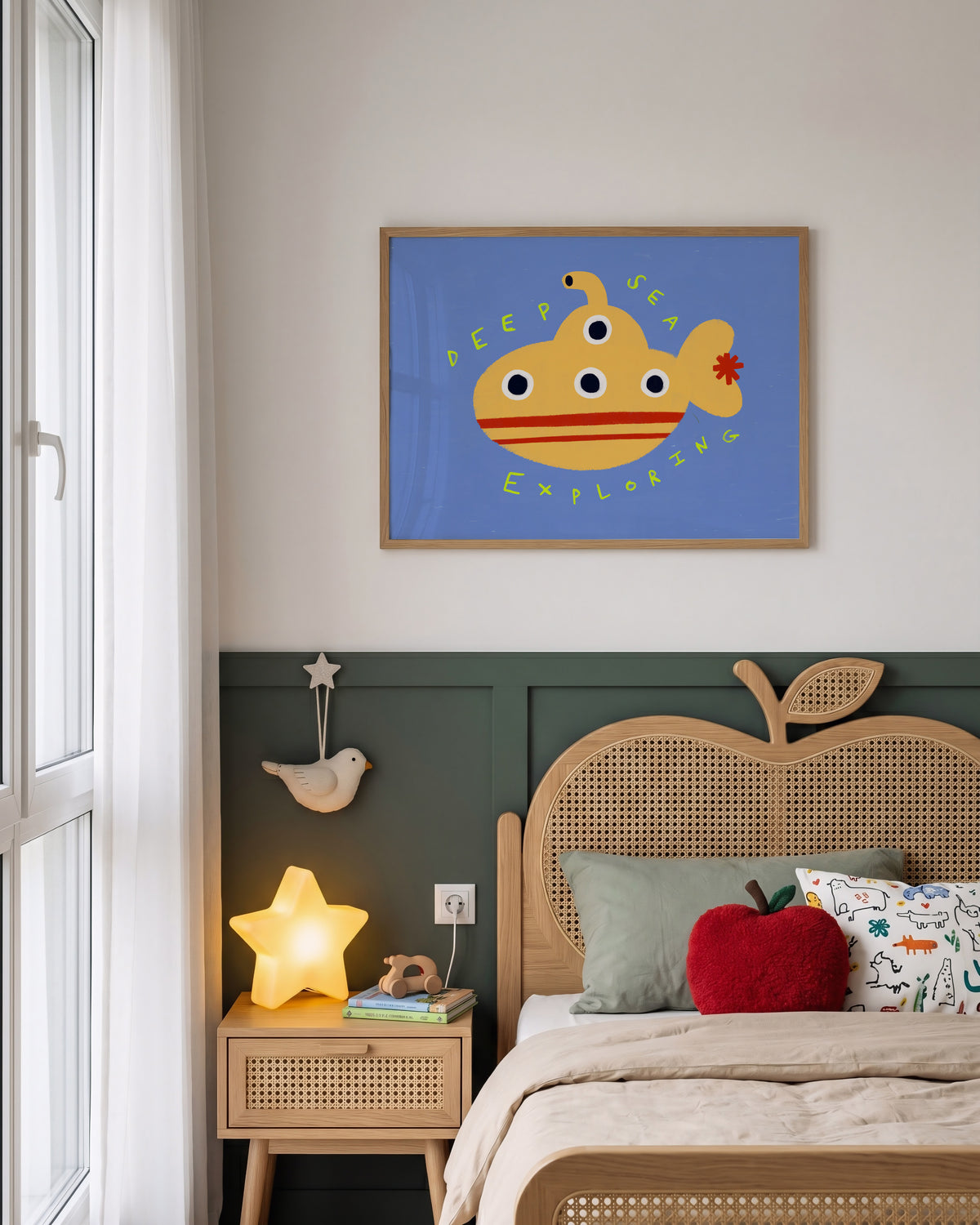 Deep Sea Exploring | Submarine Print | UNFRAMED