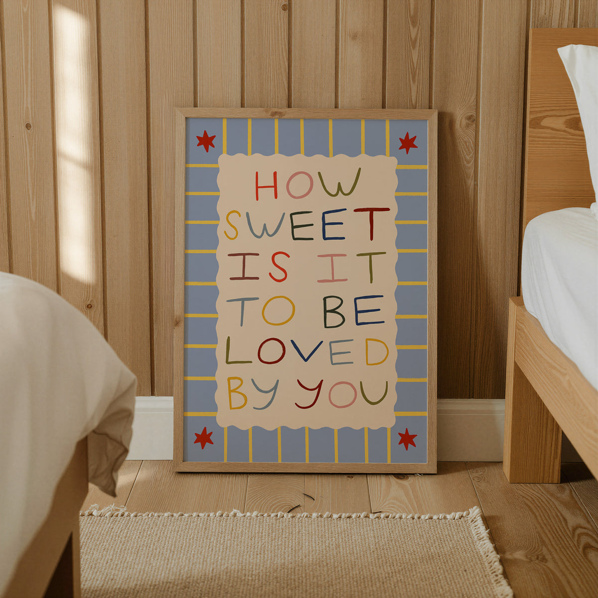 How Sweet Is It | Nursery Print | UNFRAMED