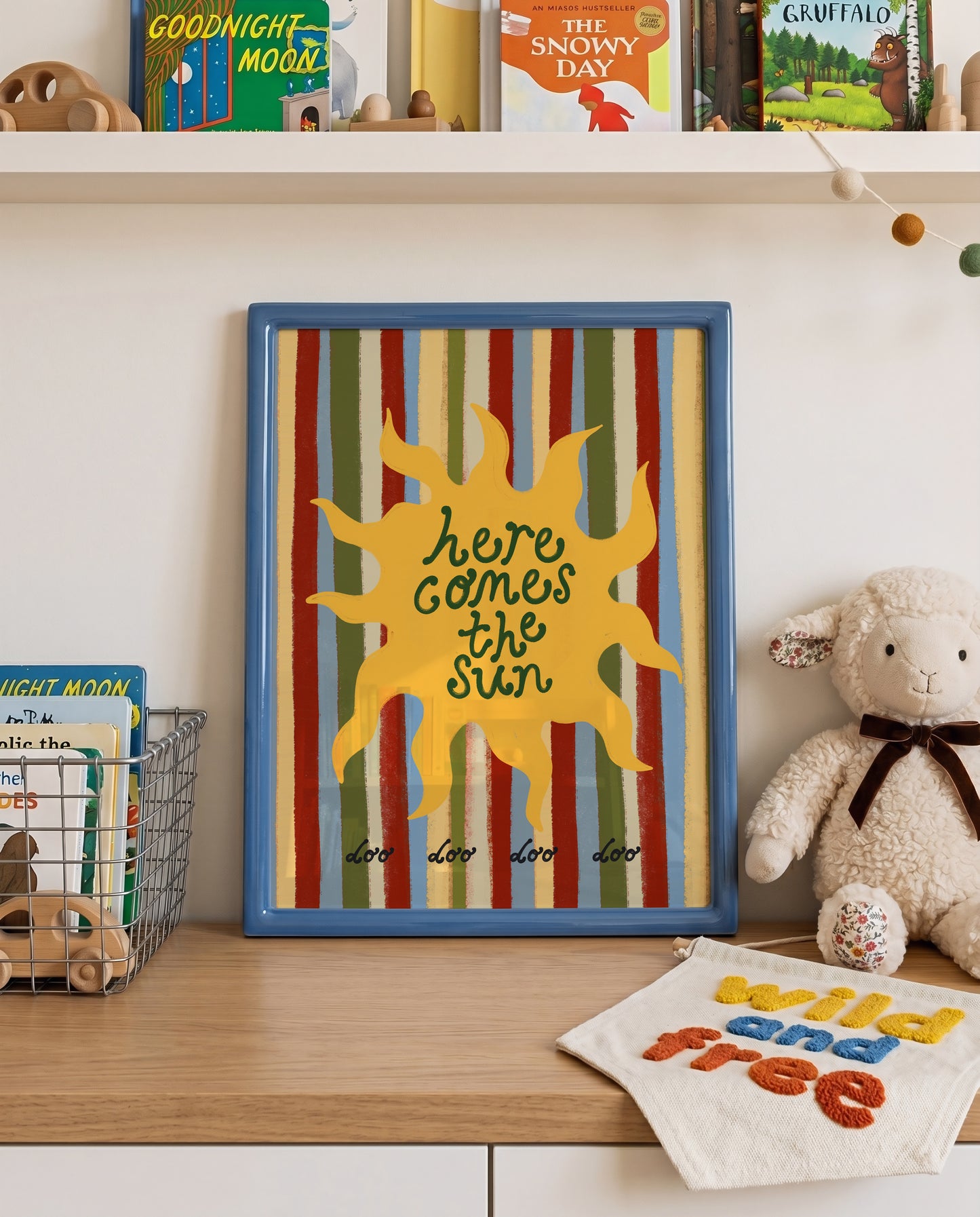 Here Comes The Sun | Sun Print | UNFRAMED