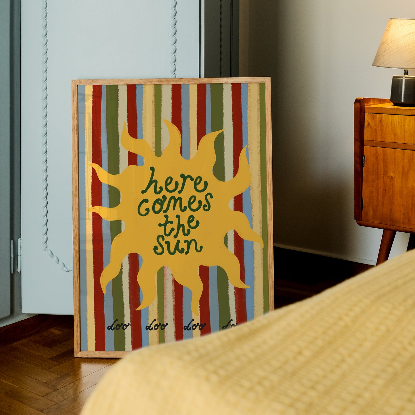 Here Comes The Sun | Sun Print | UNFRAMED