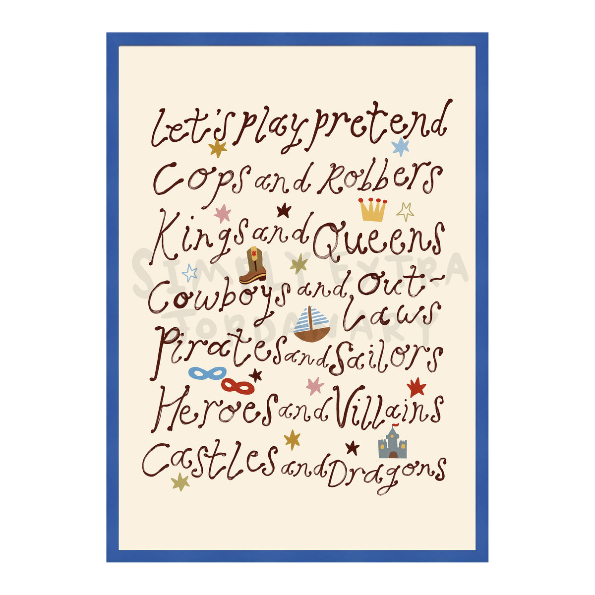 Let's Play Pretend Print