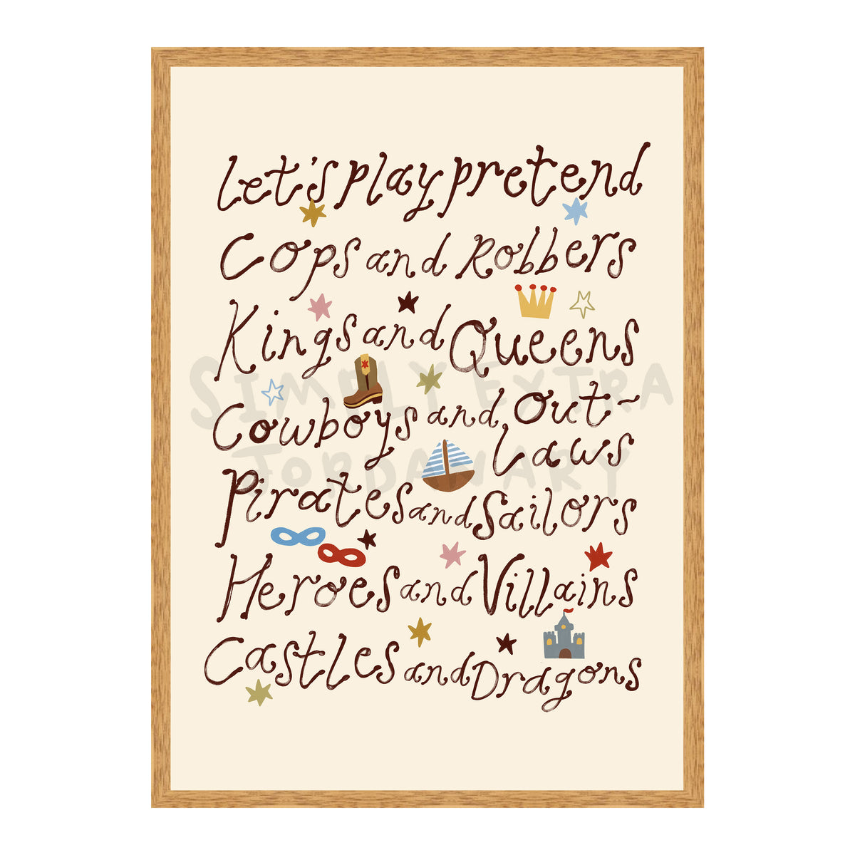 Let's Play Pretend Print